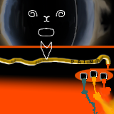 still bad but beter than my first one...i Hate red-orange... by confuzzled