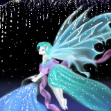 Faerie pouring water. My first try at this. ^.^ by Nalina
