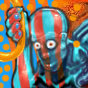 Complementary colours give me a head-ache! by tyeddyedeyes