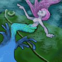 aqua boogie... just a quick tile. by aria