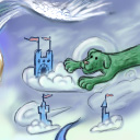 Super Green Dog! by elmo-lester