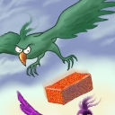 Eat Brick, Purplefeathers! by Cerulean