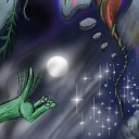 tail-end of supergreen dog by elmo-lester