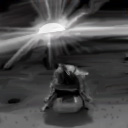 footprints from humans are still on the moon... by heinzon