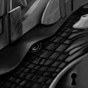 a street .theme =peeping by jito