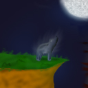Aww.. my little wolfie says .. HOWL :P.. pet him.. hes really nice! by philoader