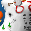 a snowy hill with ... err.. I had no idea what to do with the right side :) by riboflavin