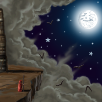 Smog Moon by watchitman