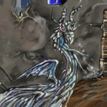 "The silver dragon that lives in the two towers" by maxetormer