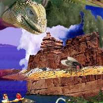 The everwatchful eye of the iguana. by Bigtime
