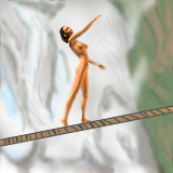 treehouse tightrope from the jungle to urban midst transition by bubblesculpter