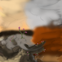 abstract obscure landscape by fraxyl