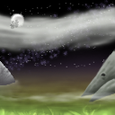 Yet another tile with a night sky in it. by fraxyl