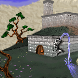 outside the castle walls by raganaga