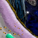 Intergalactic caterpillars by BlackTerror