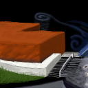 A giant brick... or maybe just a small set of stairs? Sorry about the top being rather... bare. by fraxyl