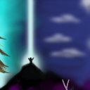 Silhouette Mountain by fraxyl