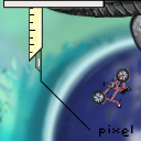 ahhh! dirty borders everywher! ne1 else notice the sudden bulge of pixel art? by virtue1