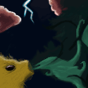 Monster breathes poisonous gas into sky. by Pasty