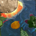 It's like a pond with an asteroid crashing into it, doesn't your pond have rubber ducks? by raruler