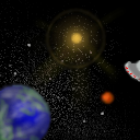 Space... I thought the thing on the right edge was a UFO, so... by josa