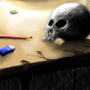 Skull and stuff... by Primal_r