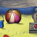 Grey dawn at the beach by Hjohan