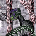 Alien vs. Ghost by Damien_Dark