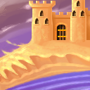 And so castles made of sand slips into the sea, Eventually by raganaga