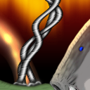 Mmmm... pipe thingies carrying stuff via gravity. How amazing! by fraxyl