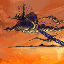 "lost floating city" by maxetormer