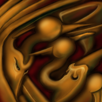 Surrealistic Tribal Demonic Battle by root88