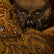 Demon Head and Wookie Body by root88