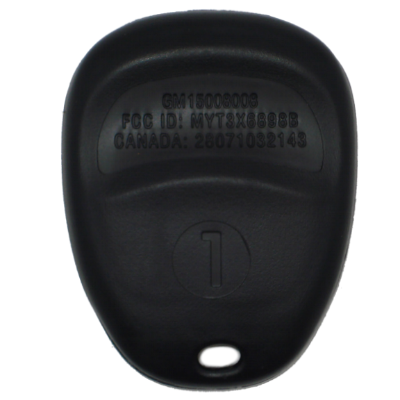 Keyless Entry Car Remote 3 Button for 2004 Chevrolet TrailBlazer