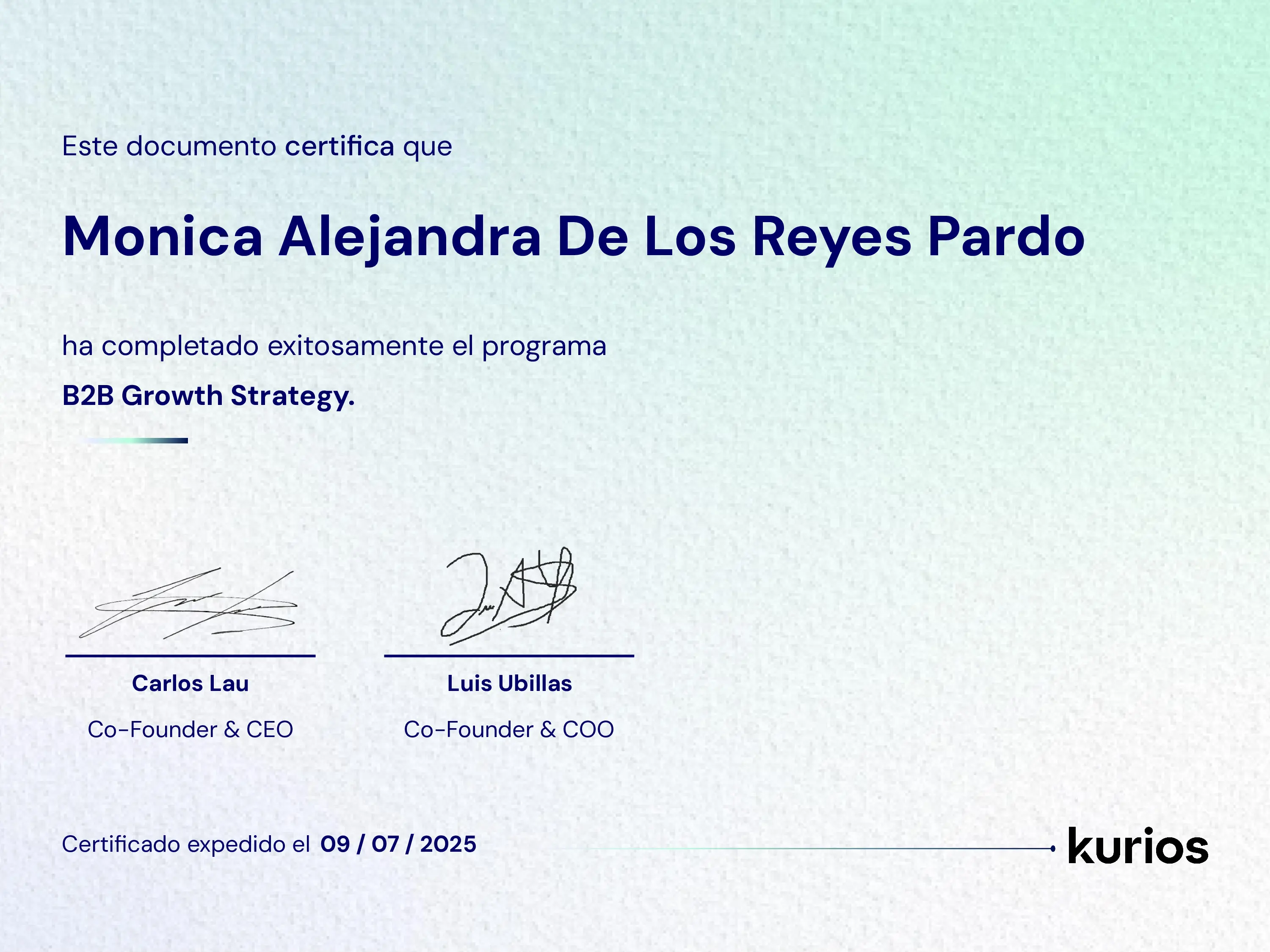 Certificado