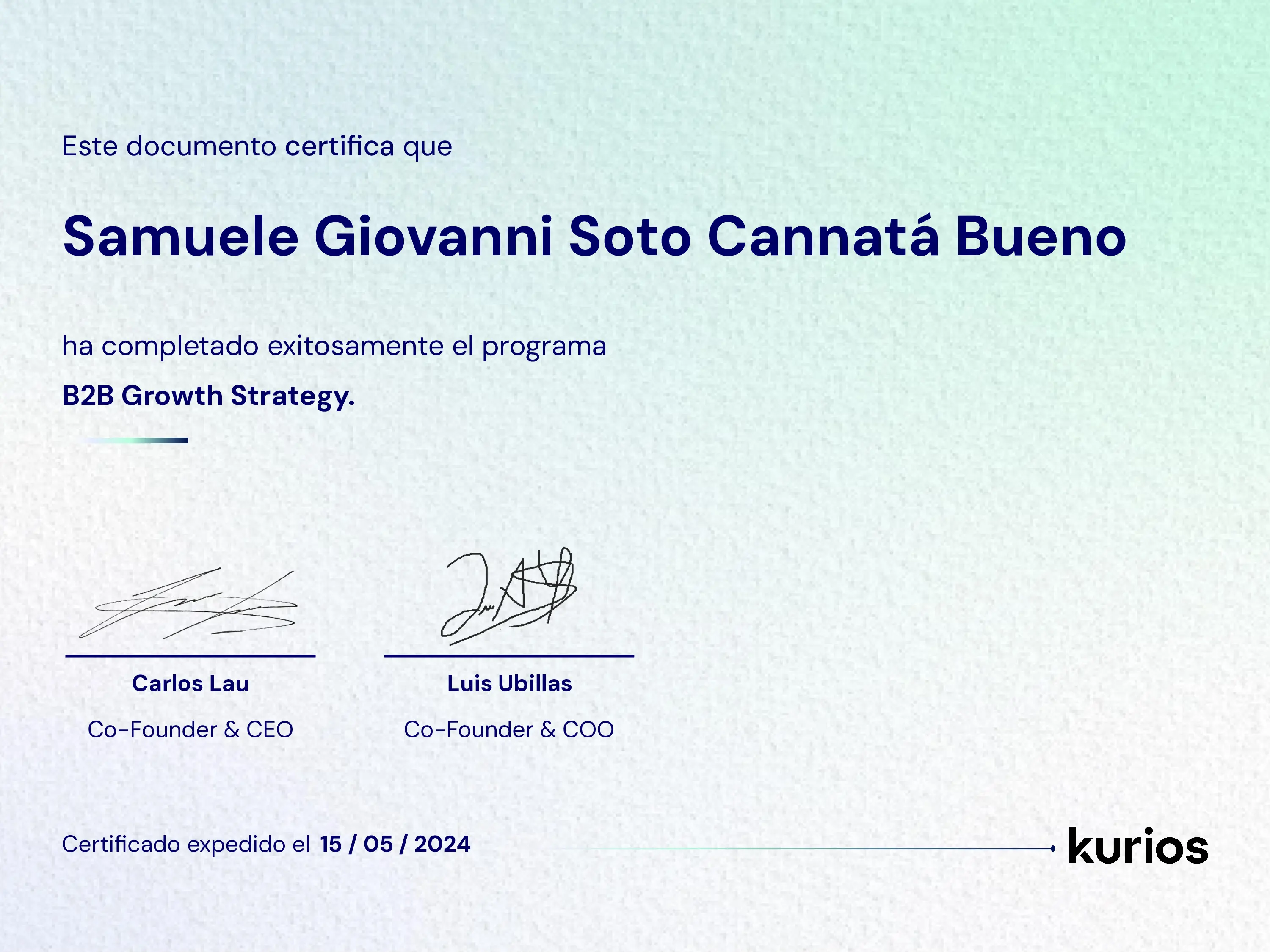 Certificado