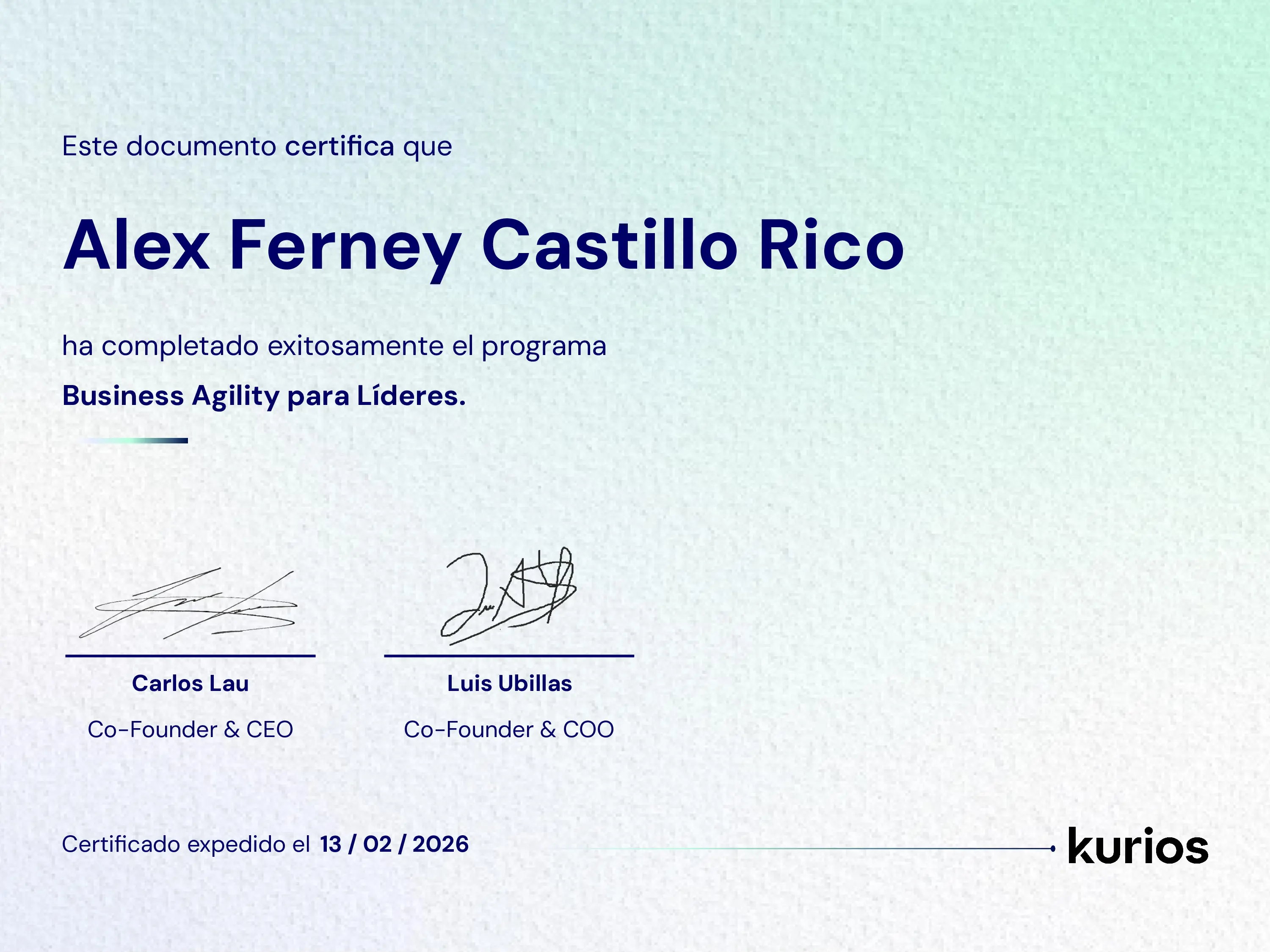 Certificado