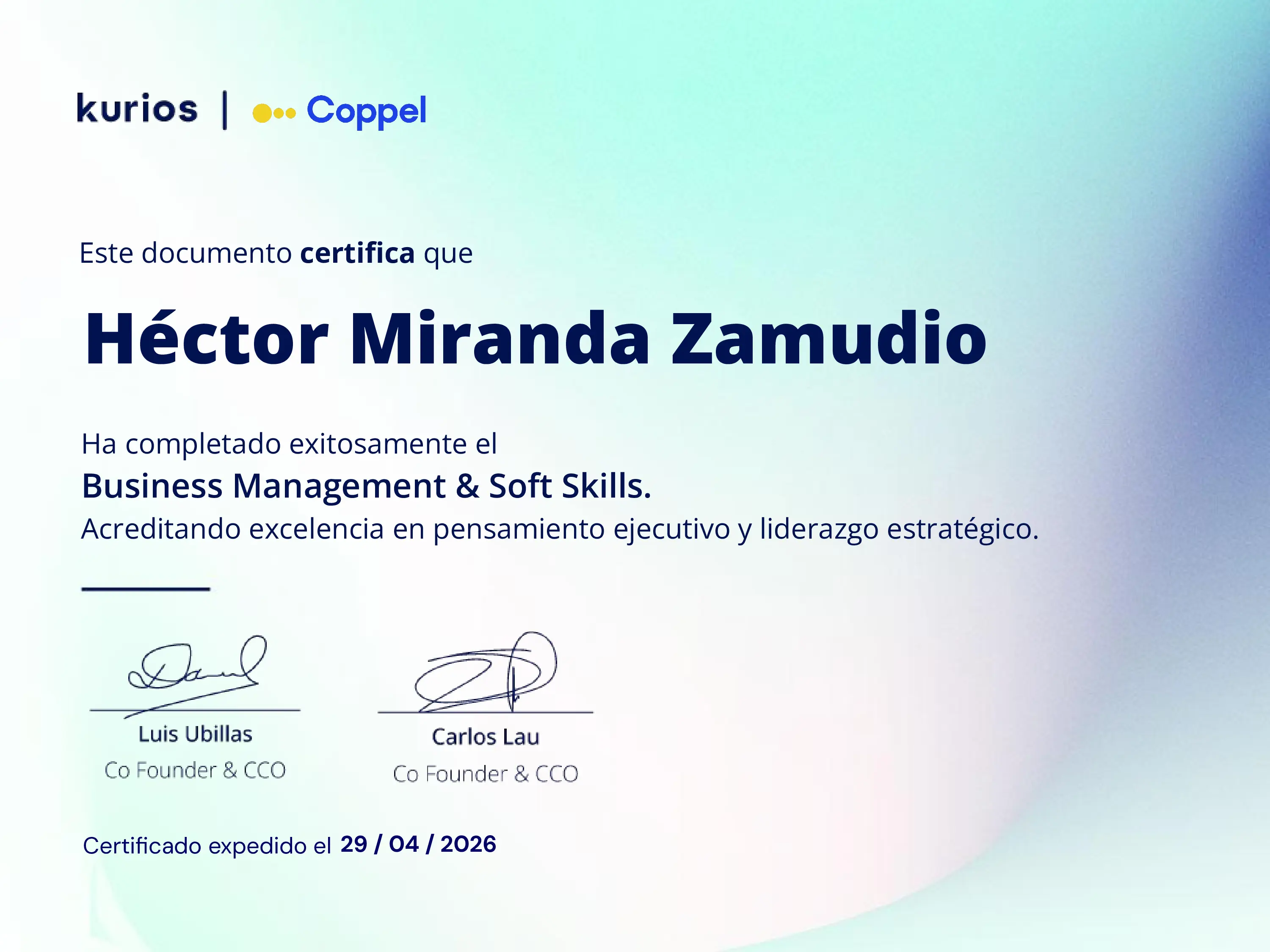 Certificado