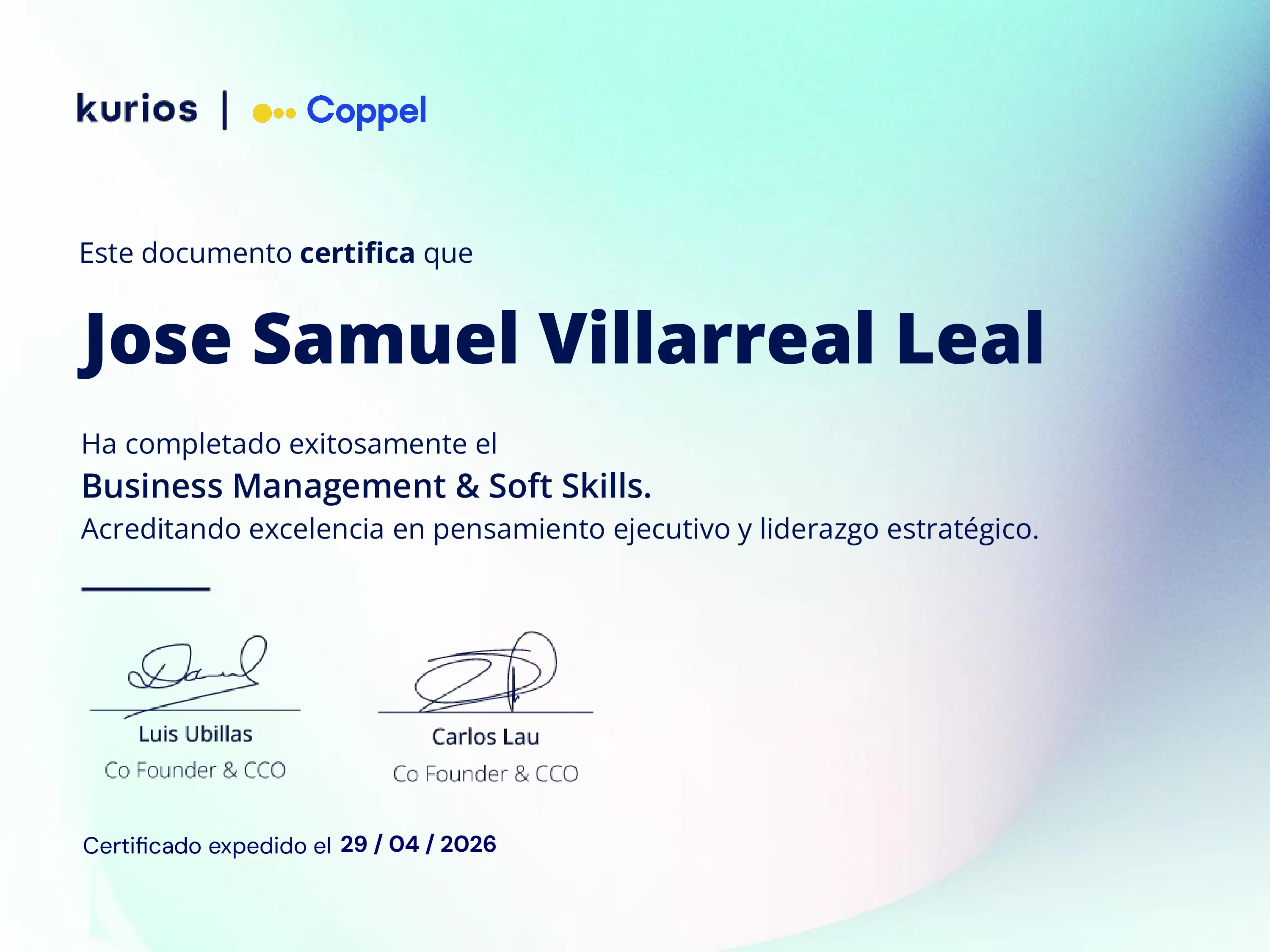 Certificado