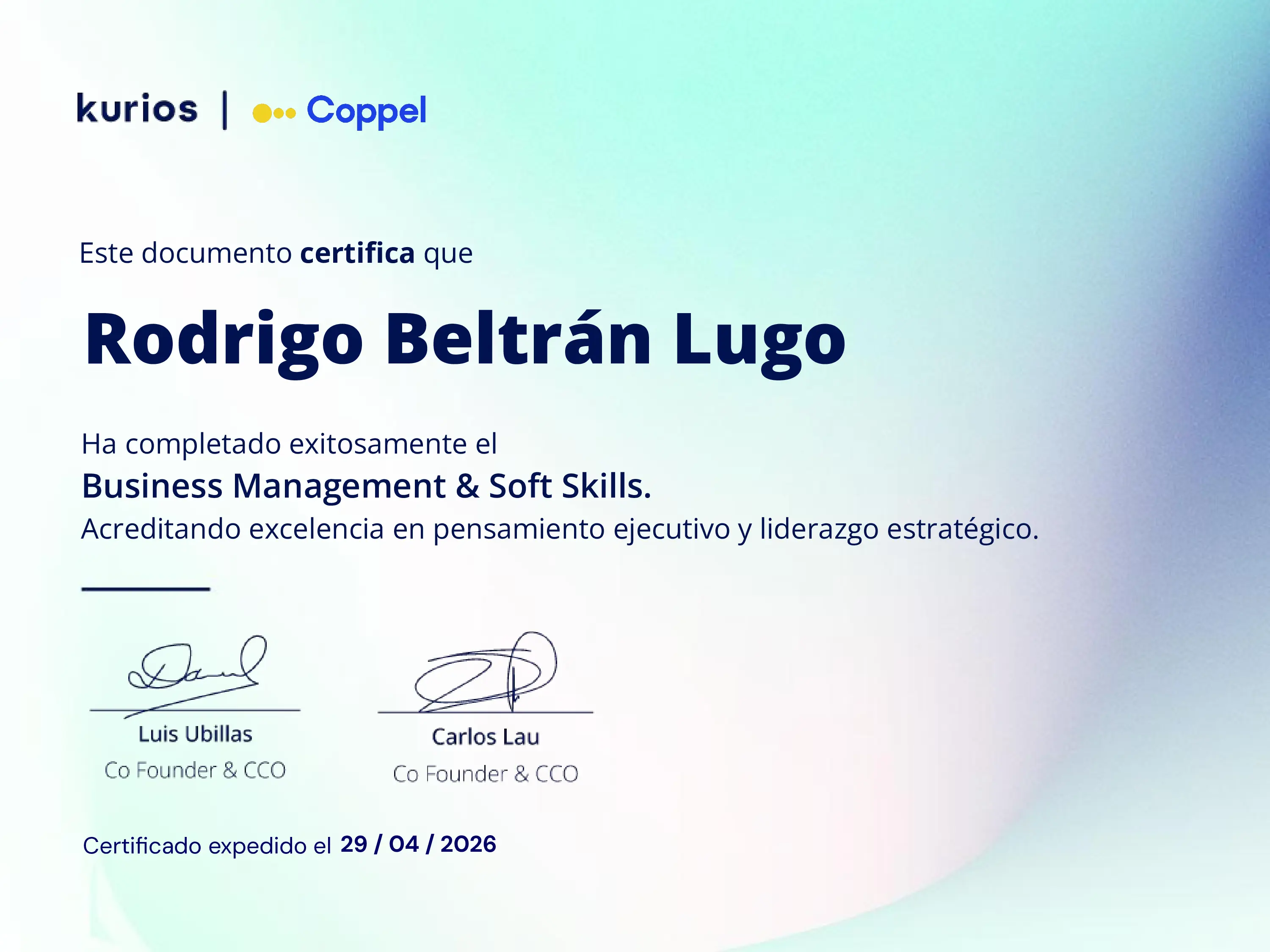 Certificado