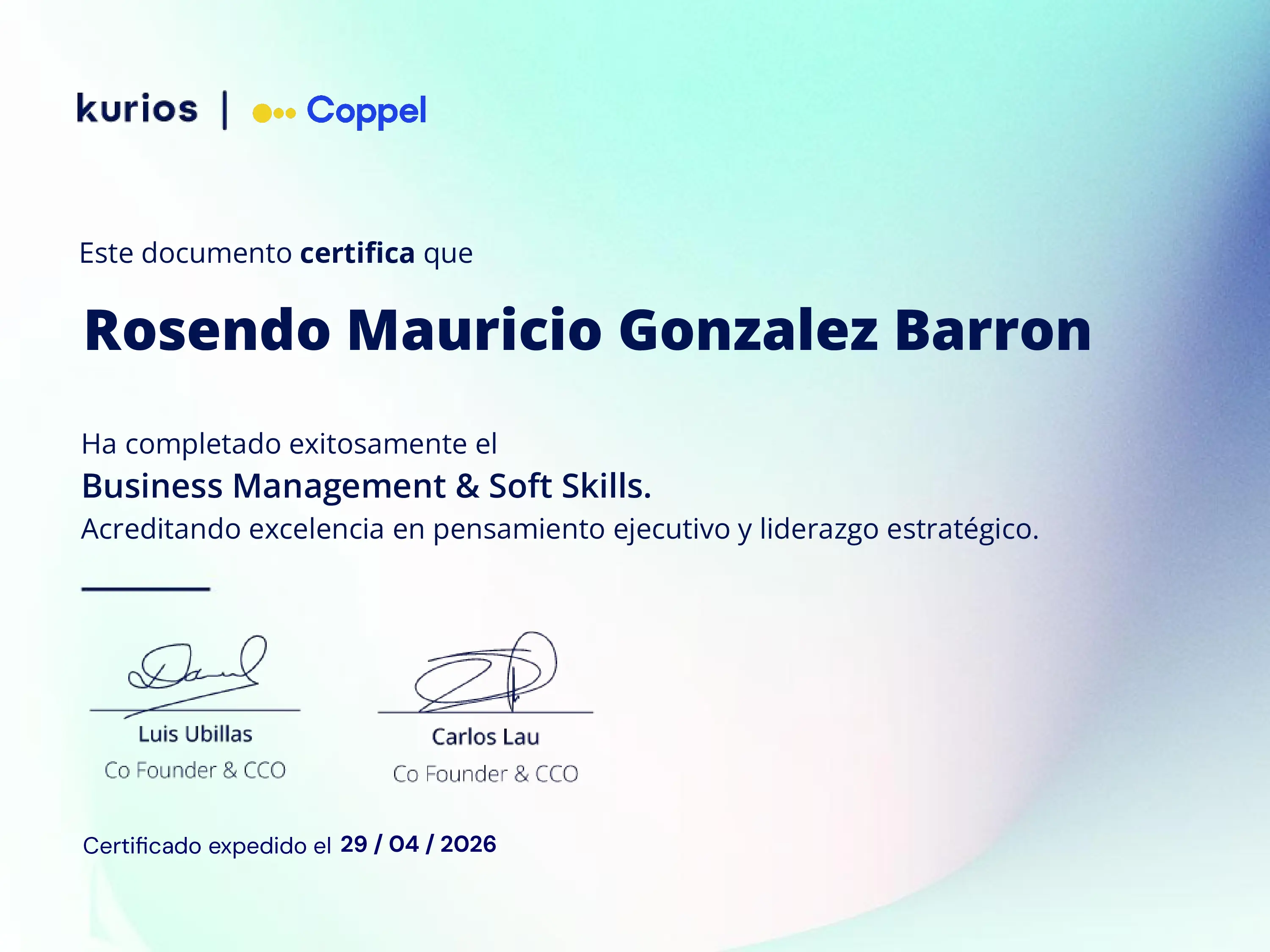 Certificado