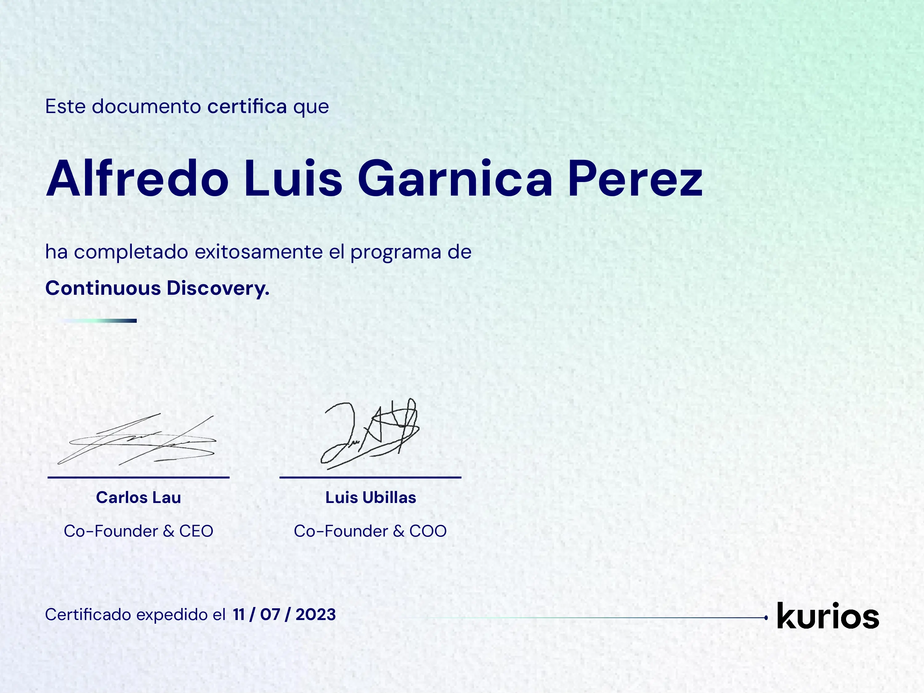 Certificado