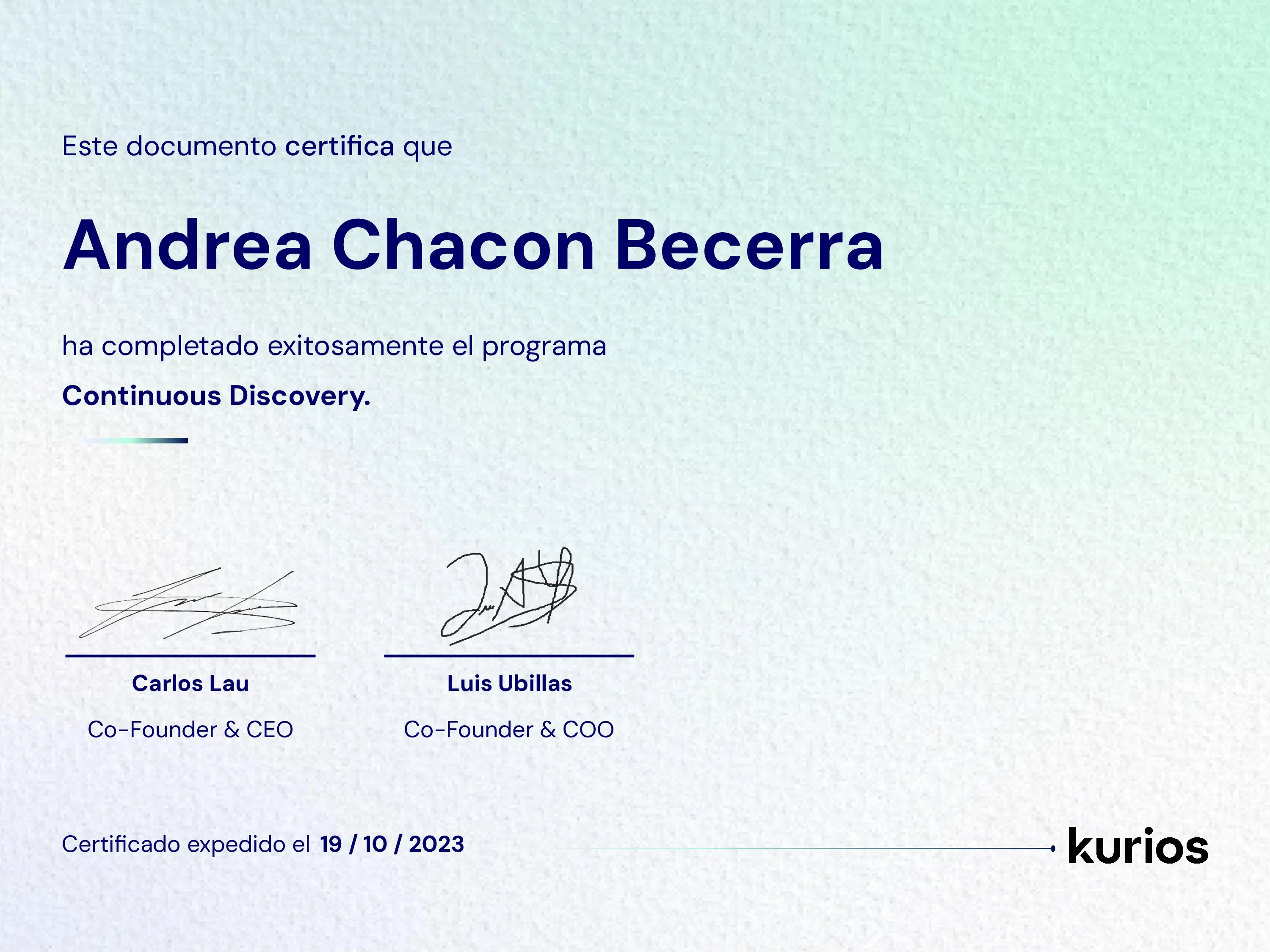 Certificado