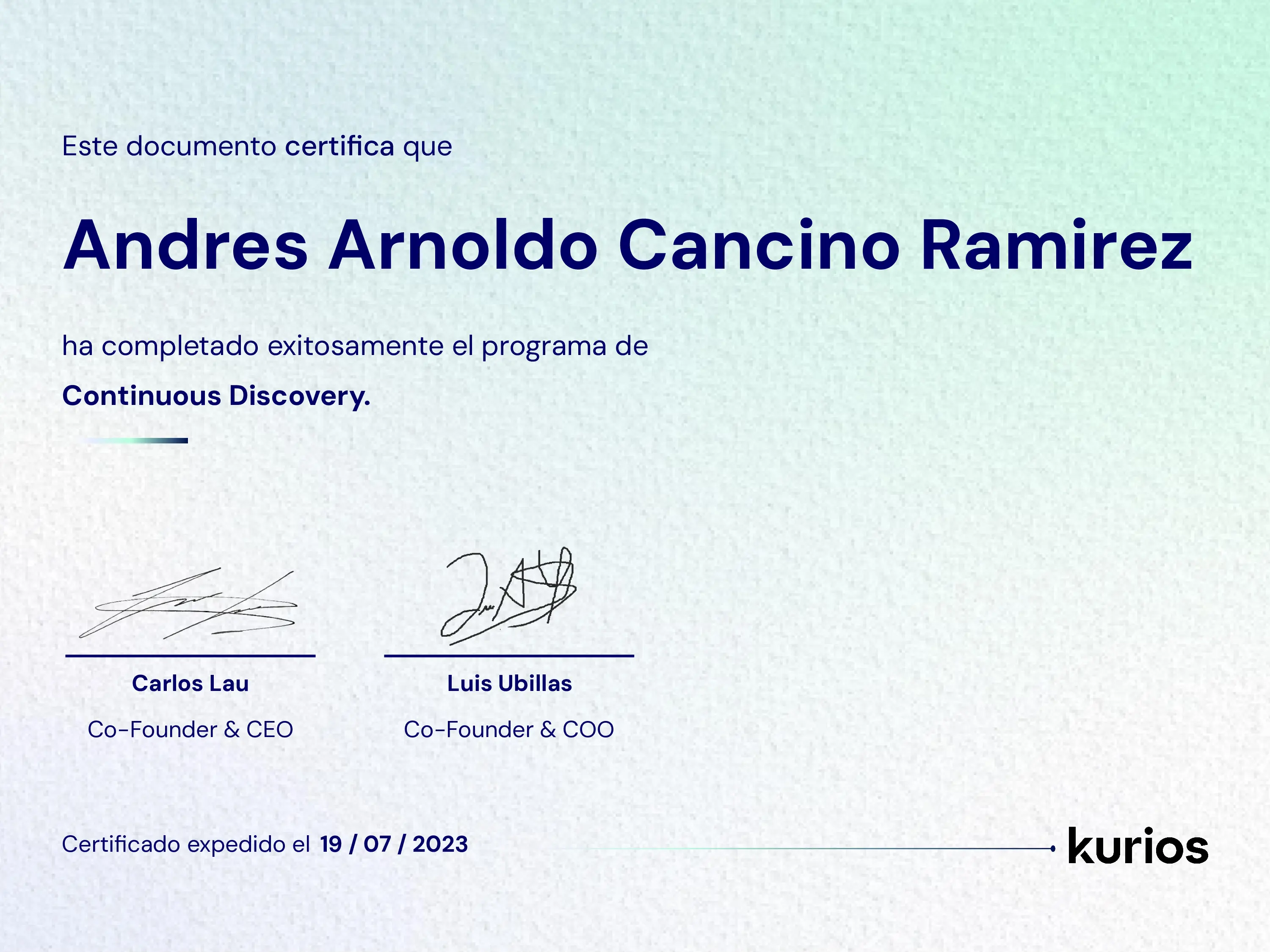 Certificado