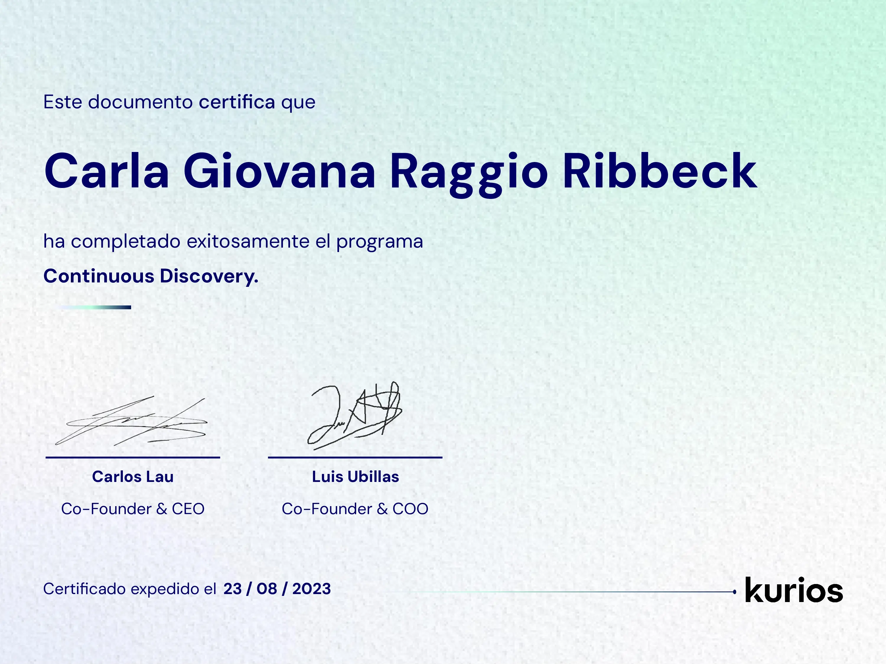 Certificado