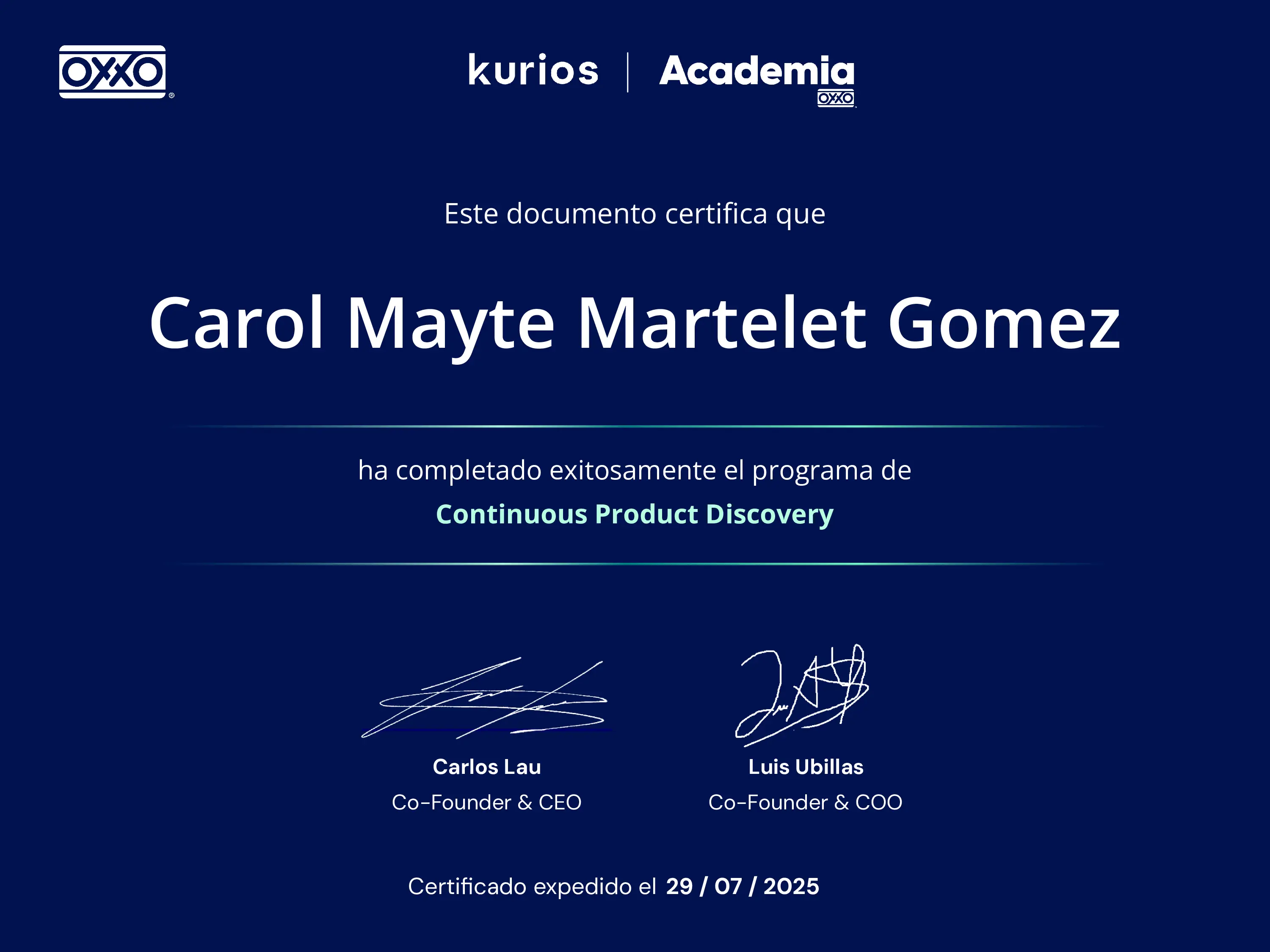Certificado