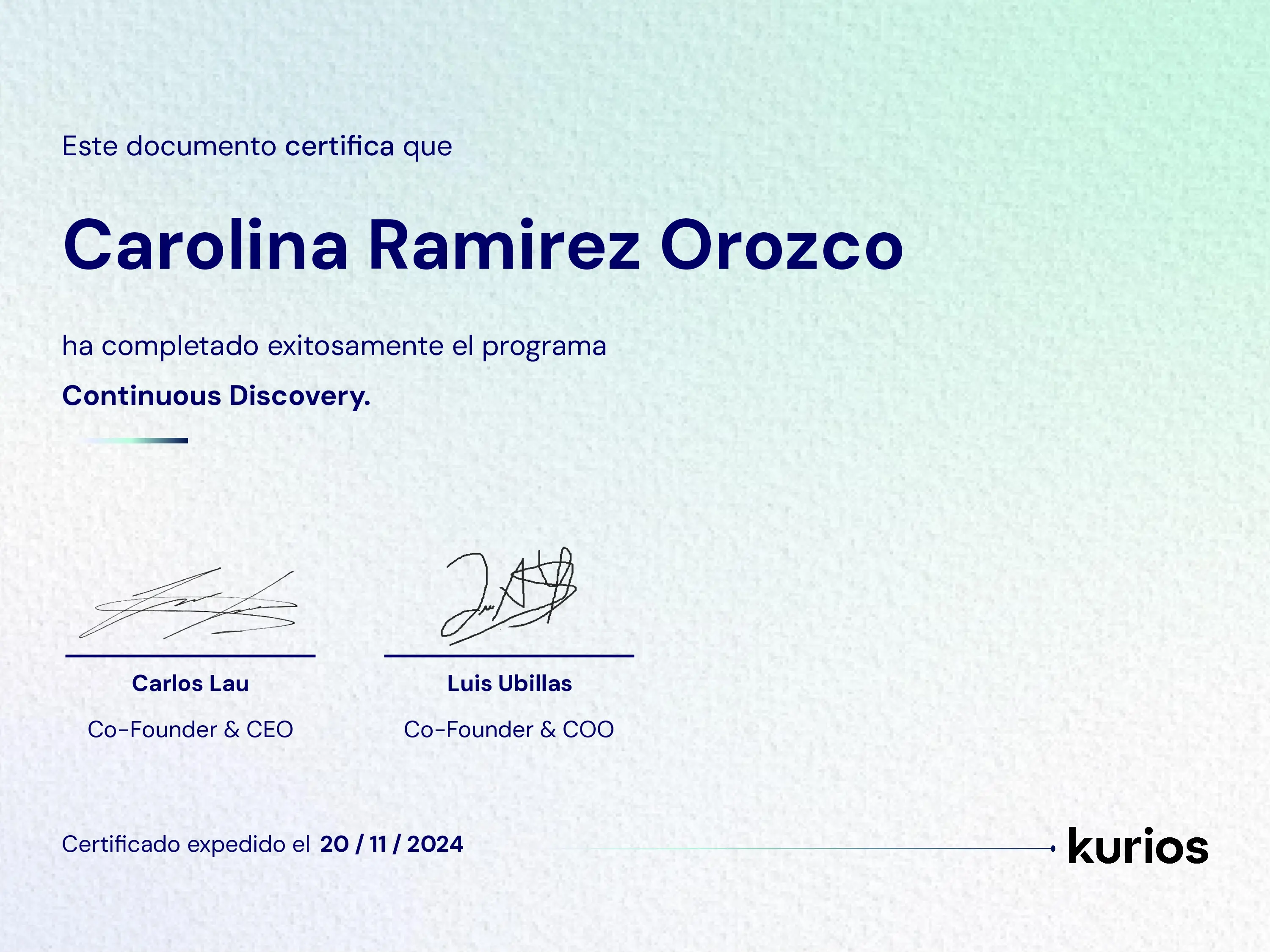 Certificado