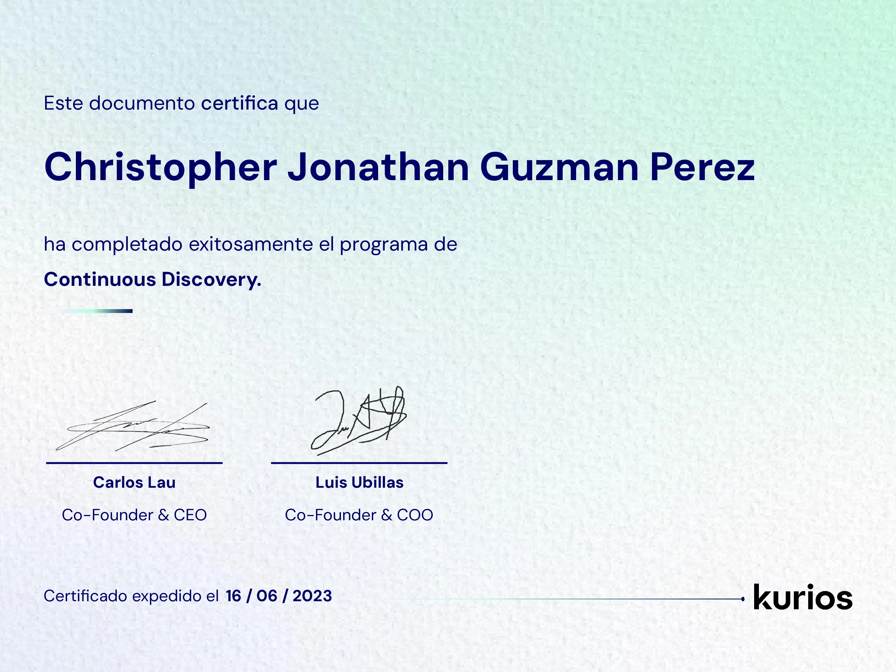 Certificado
