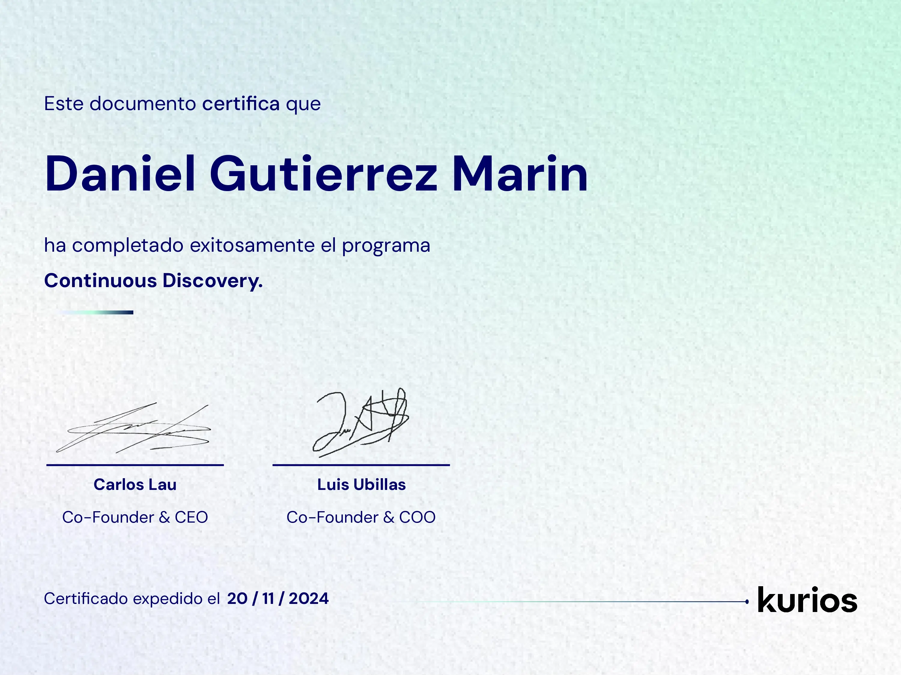 Certificado