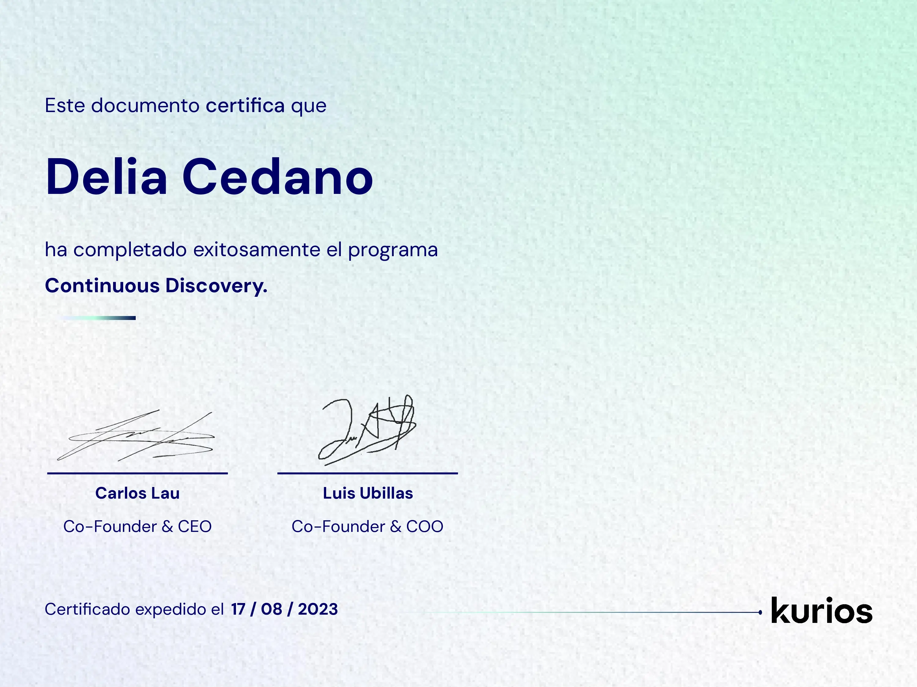 Certificado
